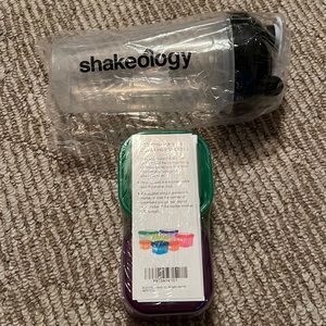 NWT containers and cup